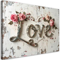 LEINWANDBILD Inschriften und Zitate 120x80cm - Beige, Textil (120/80cm) - Feeby