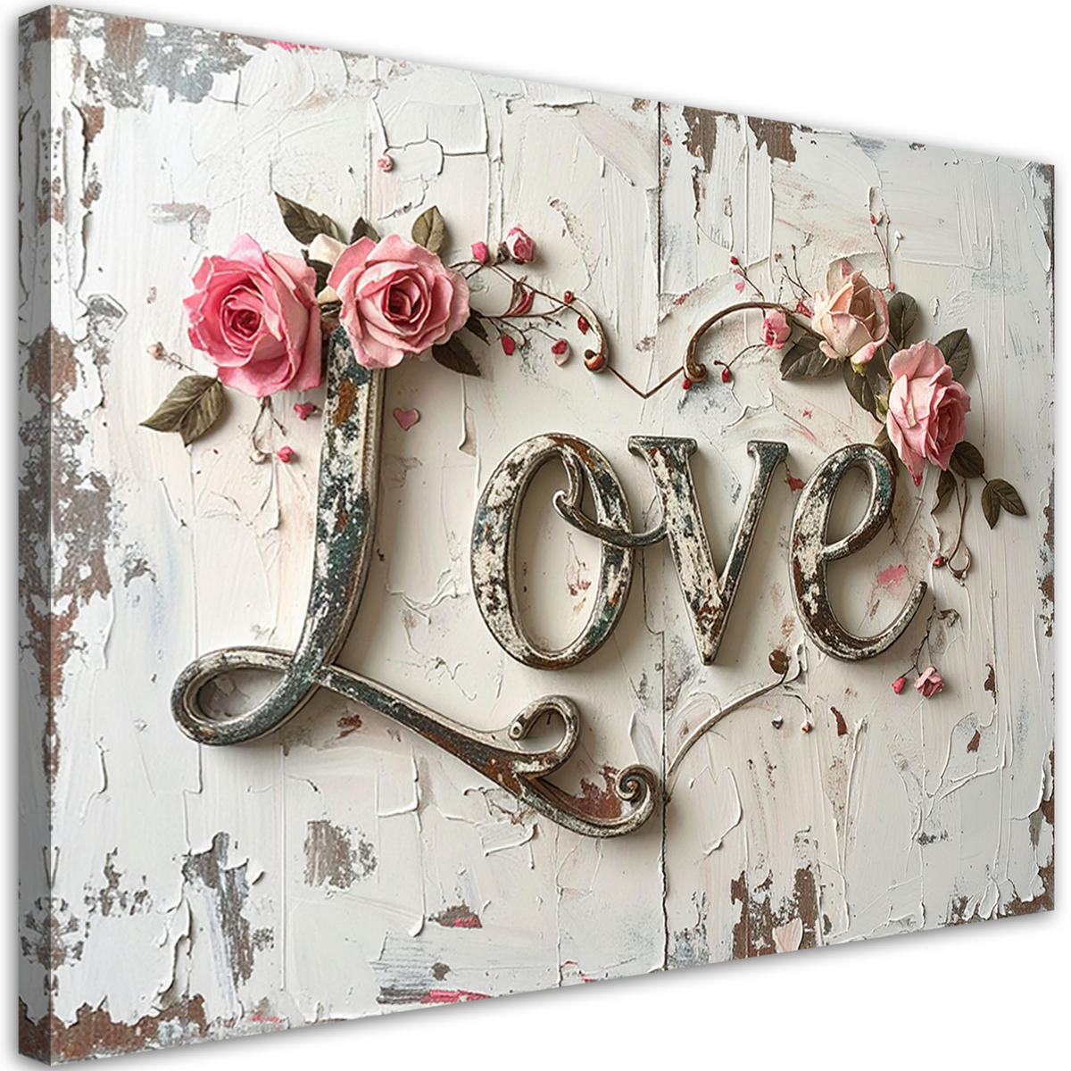 LEINWANDBILD Inschriften und Zitate 120x80cm - Beige, Textil (120/80cm) - Feeby