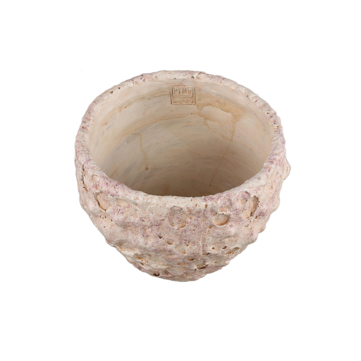 TOPF Romas Rosa 27/27/19cm - Pink, Stein (19cm) - PTMD Collection