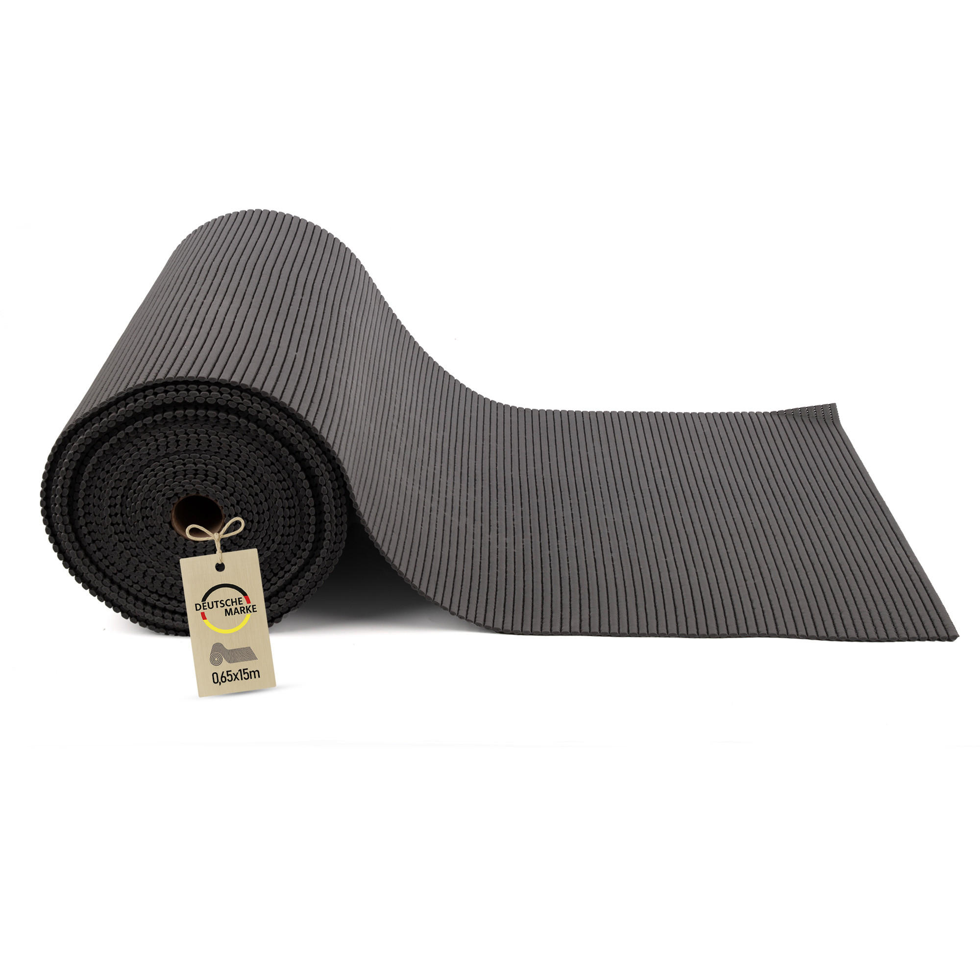 SCHUTZUNTERLAGE Weichschaum auf Rolle 0,8x15 m Anthrazit - Anthrazit, Kunststoff (80/1500cm) - Bestlivings