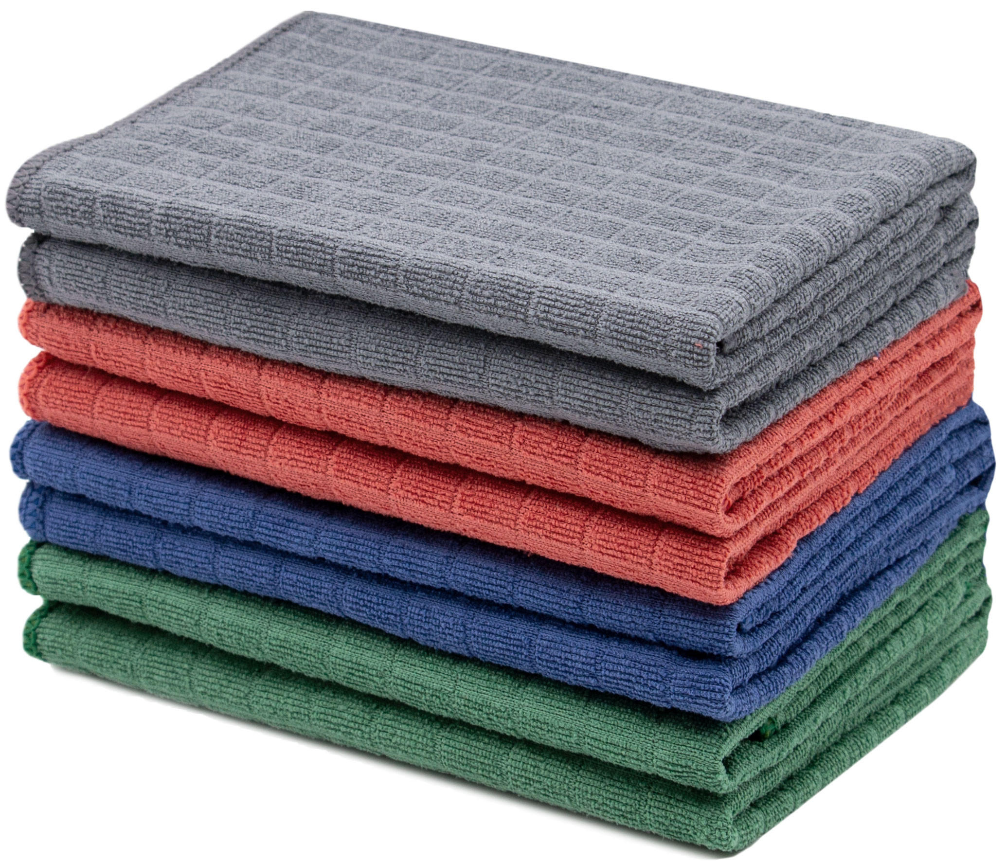 REINIGUNGSTÜCHER, 8er-Set, 40x40 cm, 80% Polyester, 20% Polyamid, farblich sortiert - Multicolor, Textil (40/40cm) - Zollner