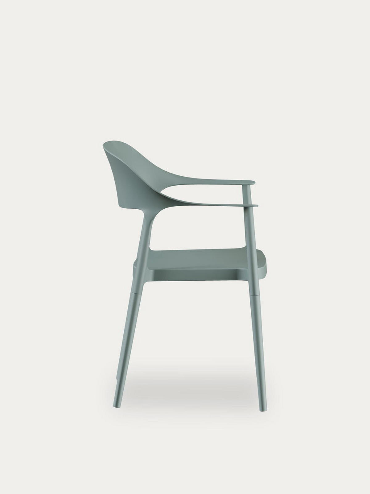 STUHL Brunel Grün 57.5 cm x 83 cm - Grün, Kunststoff (57/83/53cm) - Kenay Home