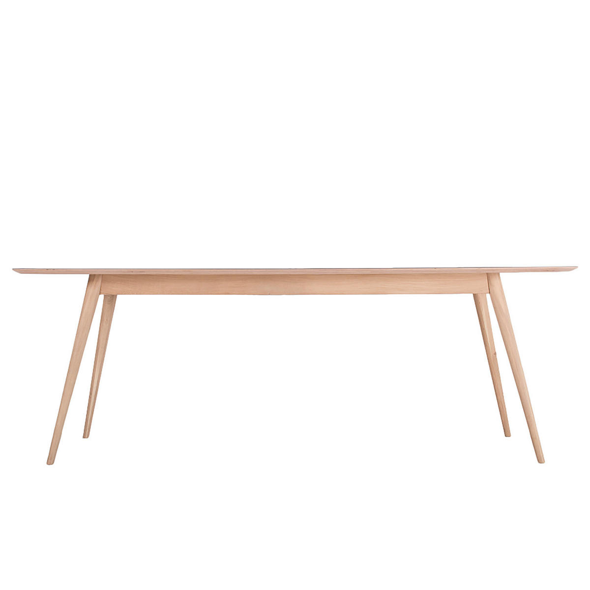 ESSTISCH - Eiche teilmassiv / Linoleum - Petrol/Eiche Artisan, Holzwerkstoff (90/220/75cm) - home24