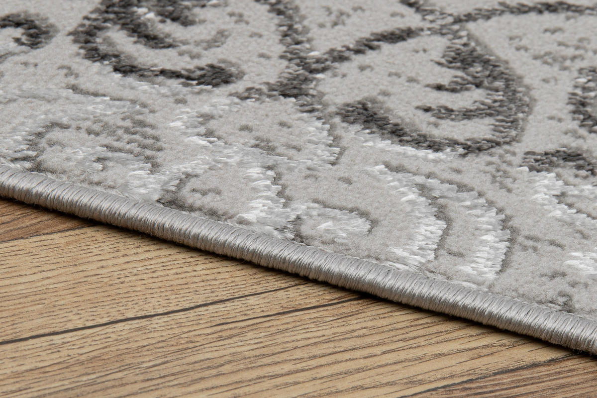 TEPPICH ARES Grau 160/220 cm - Grau, Kunststoff (160/220cm) - Tapiso