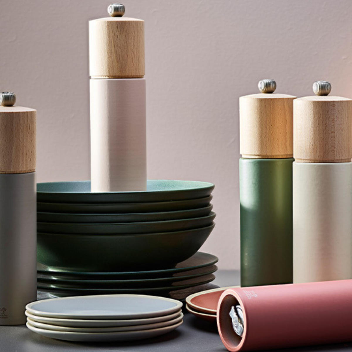 SALZMÜHLE Boreal 21cm Buchenholz Blütenrosa Zirkonia-Mahlwerk - Rosa, Holz (54/215/54cm) - PEUGEOT