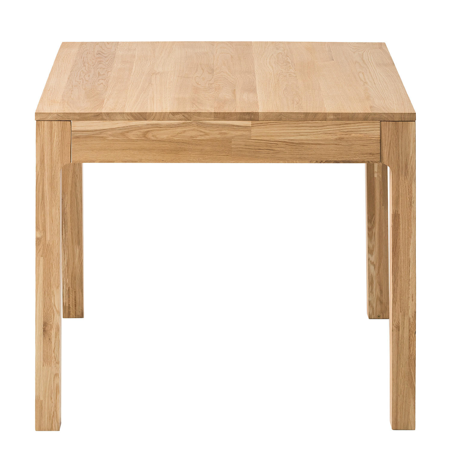 ESSTISCH - Massivholz - Eichefarben, Holz (85/80/75cm) - home24