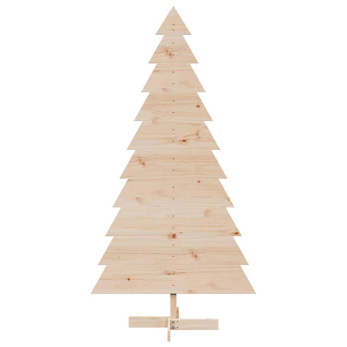 WEIHNACHTSBAUM Holz 92/50/180 Cm Braun Massivholz Kiefer - Braun, Holz (180cm) - vidaXL