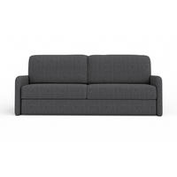 2-SITZER SOFA BIANCO 215 cm breit in Stoff Anthrazit - Anthrazit, Holzwerkstoff/Textil (215/90/92cm) - Deine Möbel 24