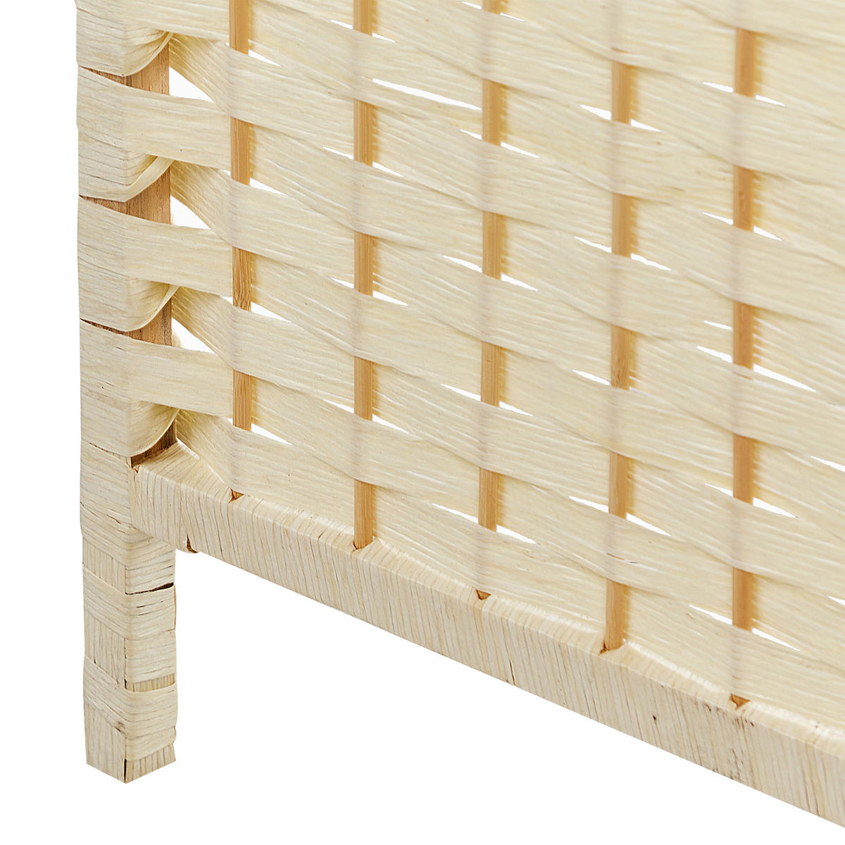 DĚLICÍ PANEL 4-dílná Světle béžový 163/170 cm Lappago - béžová, papír (163/170/2cm) - Beliani