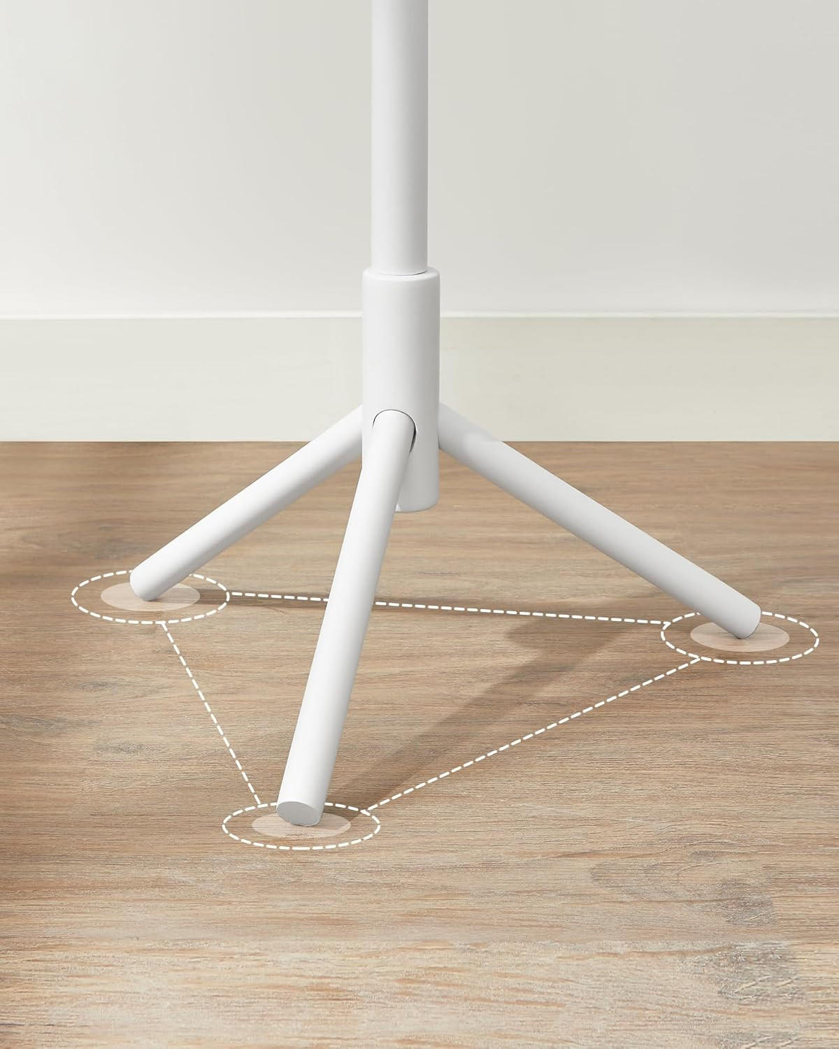 GARDEROBENSTÄNDER - Weiß, Holz (47/175/47cm) - Mat-Haus