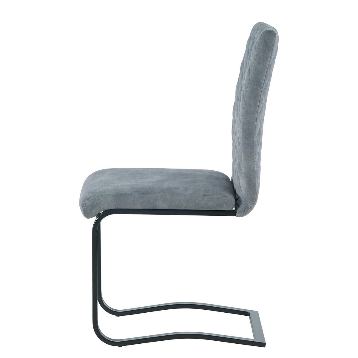FREISCHWINGER - 2er-Set - Grau, Textil/Metall (41/94/54cm) - home24