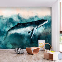 VLIESTAPETE Grün 400/280 cm - Grau/Grün, Textil (400/1cm) - KUNSTLOFT