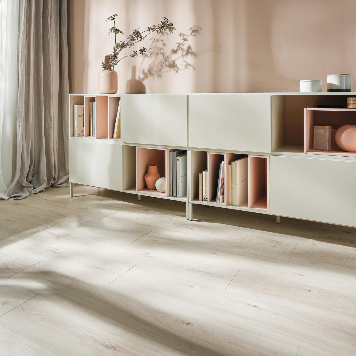 SIDEBOARD-SET INTO - Beige, Holzwerkstoff (43.5/94.5/242cm) - Vox Möbel