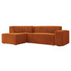 ECKSOFA Lordin, Seite: Links - Bronzefarben, Holz/Textil (267/205cm) - MIRJAN24