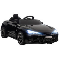 KINDER Elektroauto, Kinderauto mit 2,4G Ferbedienung, Kinderfahrzeug, Schwarz - Schwarz, Metall (103/58/41cm) - HOMCOM