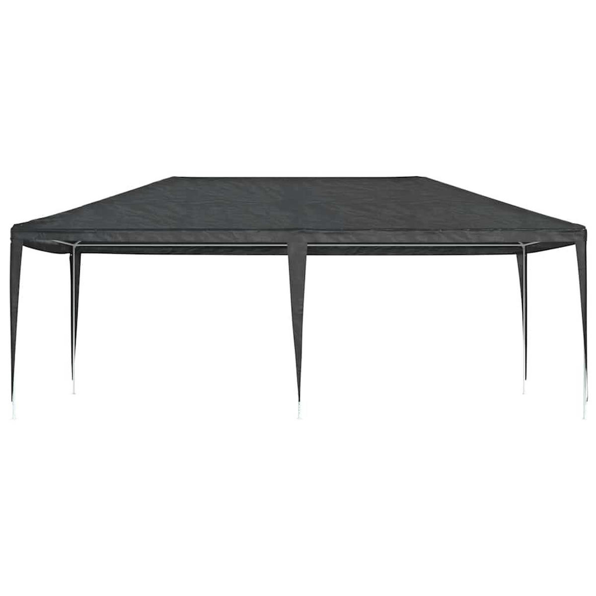 PROFI-PARTYZELT 4/6 M Anthrazit 90 G/M² - Anthrazit, Kunststoff (400/275/600cm) - vidaXL