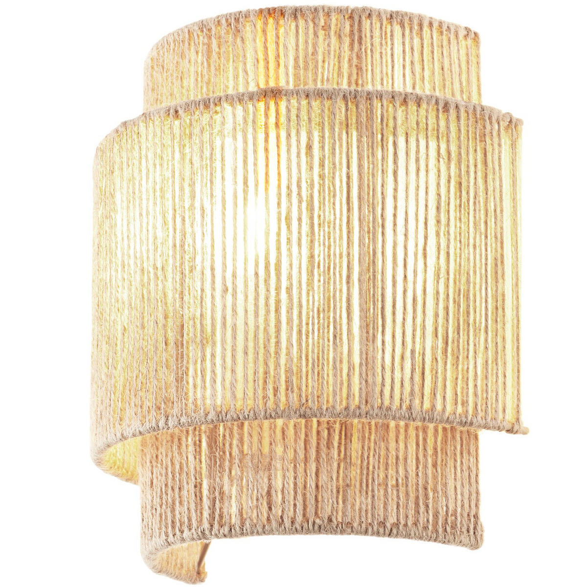 WANDLEUCHTE Lignea Lux,23 x 12 x 25,5 cm,natur - Naturfarben, Metall (23/25.5/12cm) - tectake