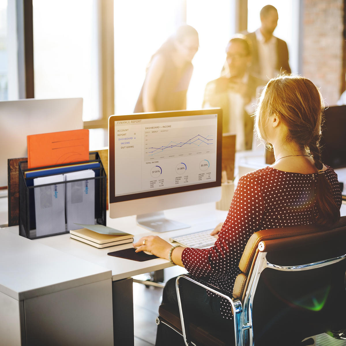 DOKUMENTENHALTER - Schwarz, Metall (32/29.5/9cm) - Relaxdays