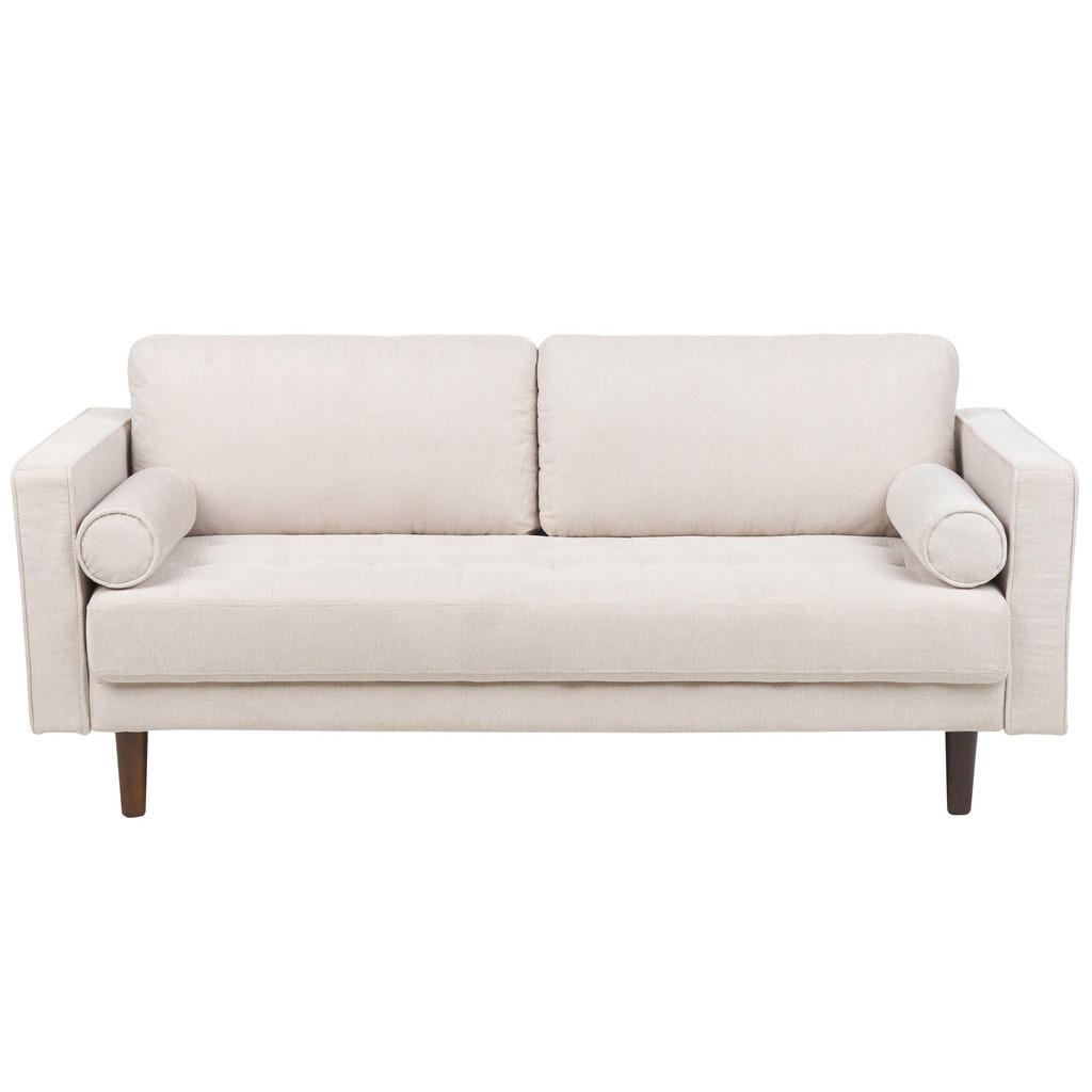 Thumbnail - Beliani Sofa-Set, Beige, Dunkelbraun, Textil, 4-Sitzer, 77x77x174 cm, Wohnzimmer, Sofas & Couches, Sitzgarnituren