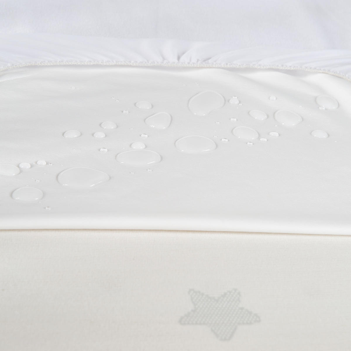 SPANNBETTLAKEN mit Feuchtigkeitsschutz 70 x 140 cm - Weiß, Textil (70/140cm) - Roba