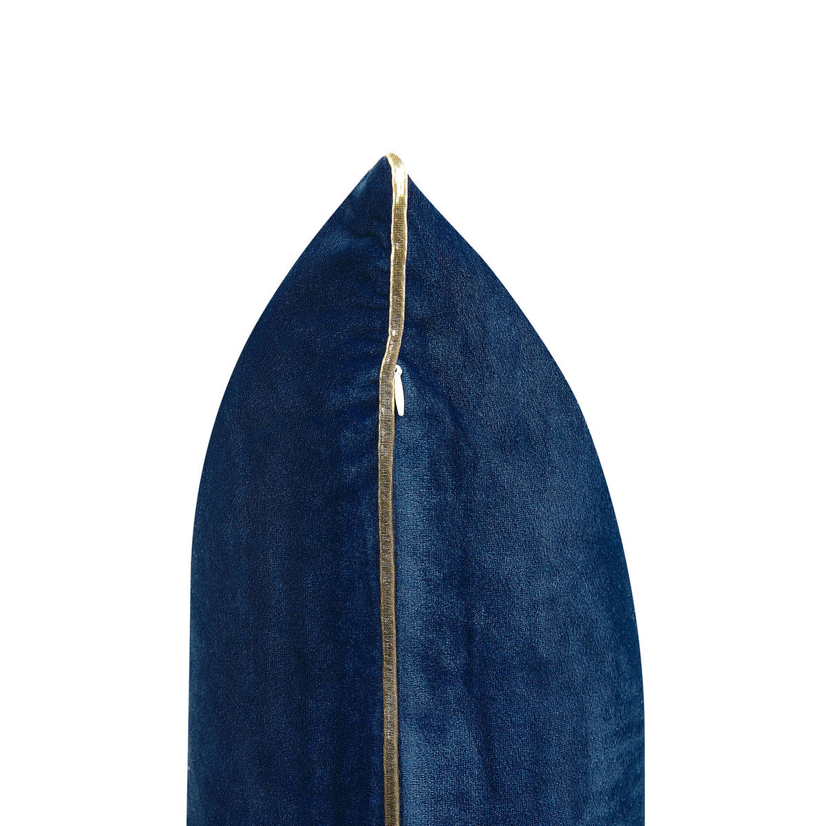 DEKOKISSEN 2er-Set Dunkelblau 45/45 cm Crocus - Dunkelblau, Textil (45/45cm) - Beliani