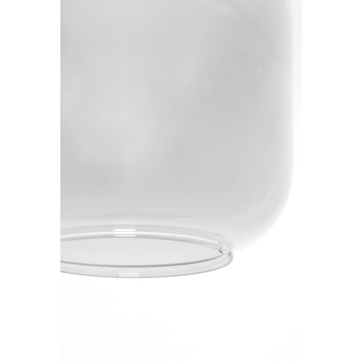 HÄNGELAMPE Lekar Schwarz 110/22/32 cm - Schwarz, Glas (110/22/32cm) - Light & Living