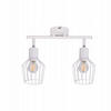 STRAHLER Franziska 2-flammig 32/8/10 cm - Weiß, Metall (32/8/10cm) - Nettlife