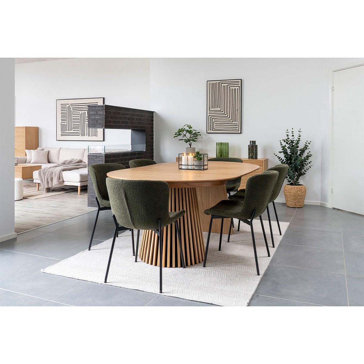 ESSTISCH eiche - Eichefarben, Holzwerkstoff (120/120/75cm) - ebuy24