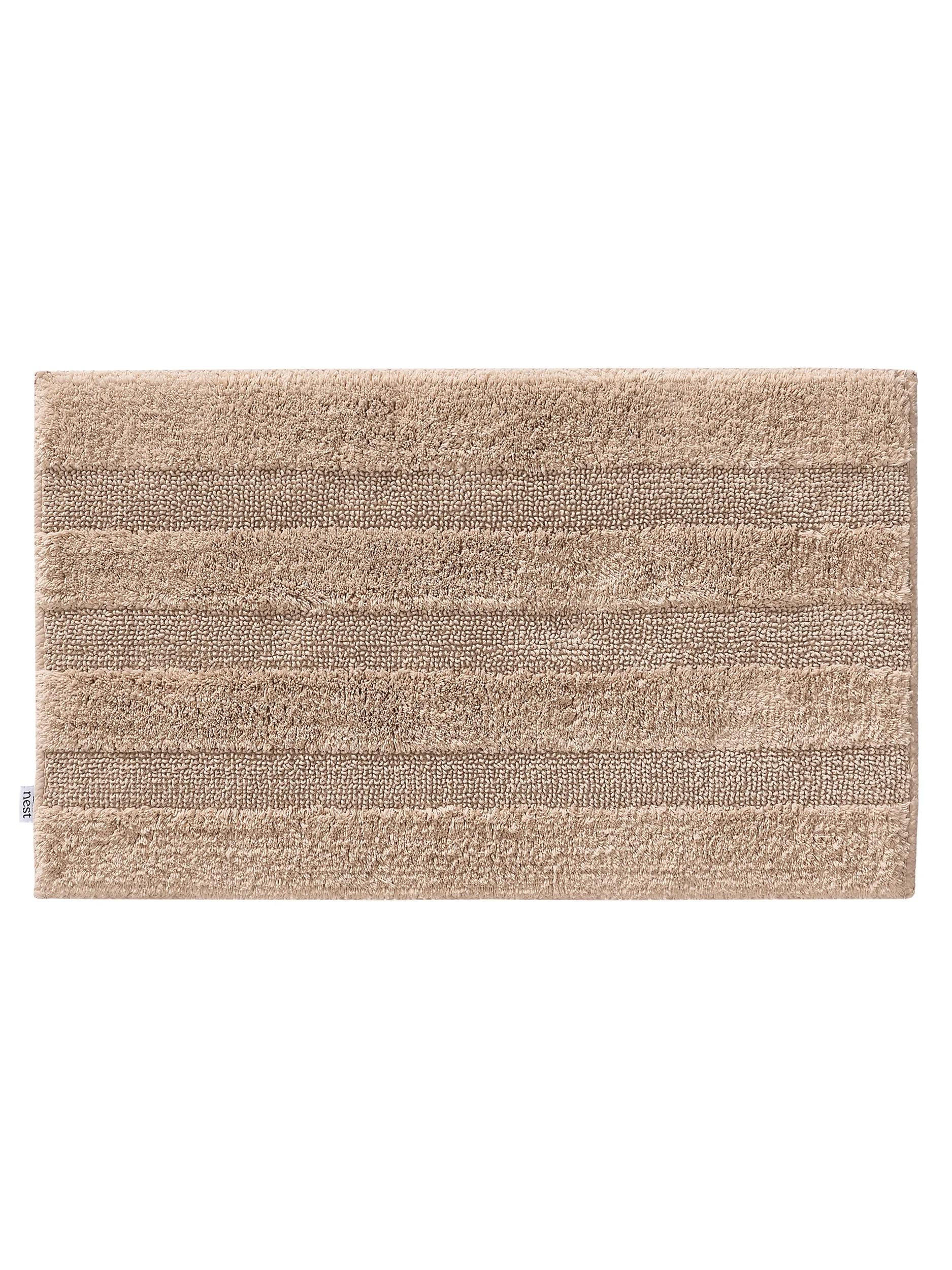 BADEMATTE Ilka Beige 50x80 cm - Beige, Textil (50/80cm) - benuta Nest