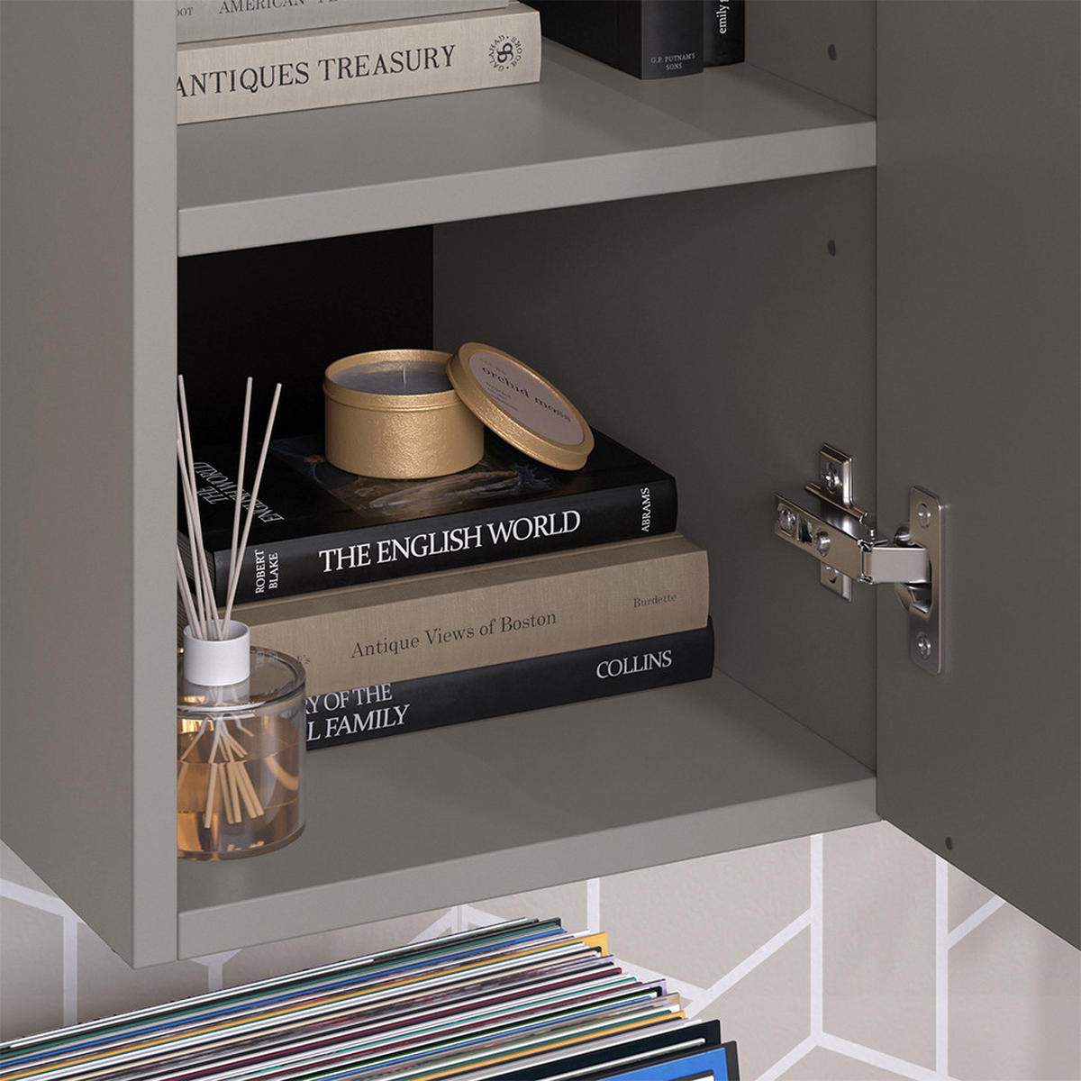 UNIVERZÁLNÍ SKŘÍŇ Wido Greige - šedobéžová, kompozitní dřevo (30.2/120/40cm) - Vicco