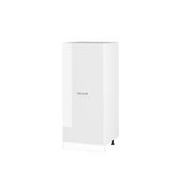 HOCHSCHRANK R-Line Weiß Hochglanz 60 cm mit großer Tür - Weiß Hochglanz/Weiß, Holzwerkstoff (60/143/57.2cm) - Vicco