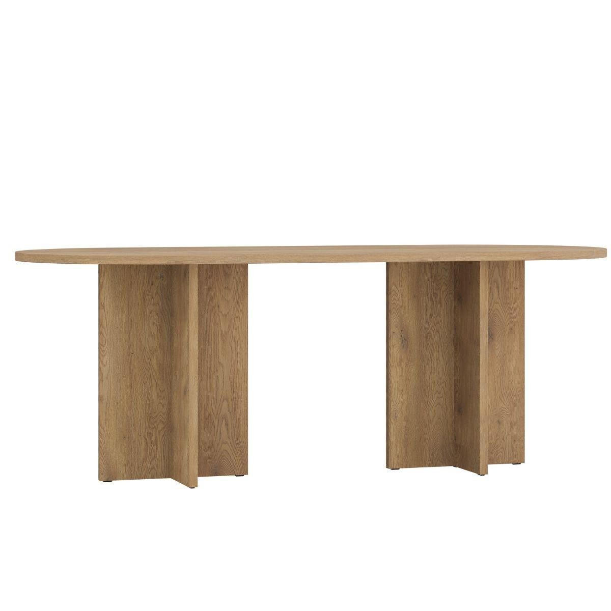 ESSTISCH Eiche Cremona SANAS - Eichefarben, Holzwerkstoff (90/204/75cm) - Compleo24
