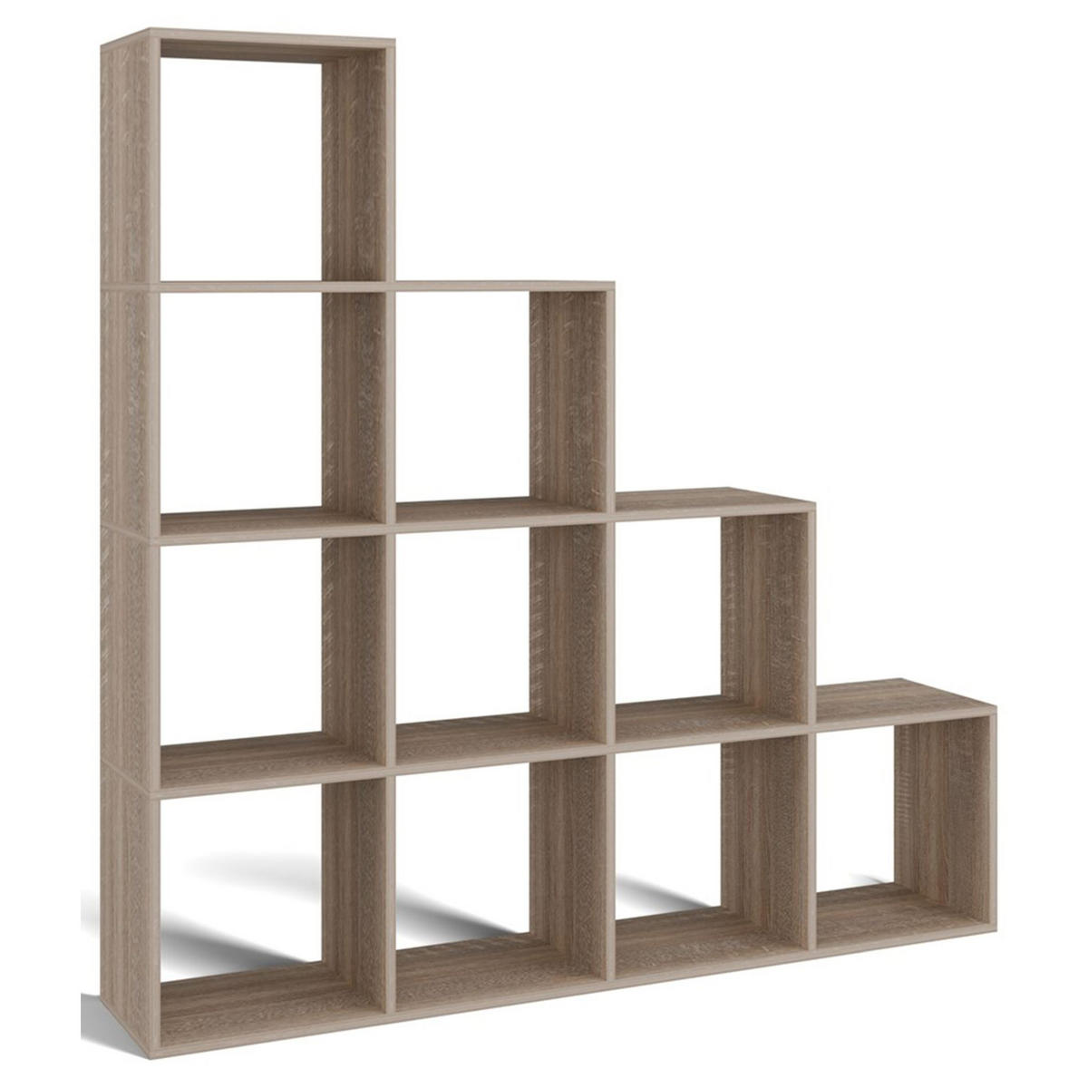 STUFENREGAL Stepi Sonoma-Eiche 153 cm - Sonoma Eiche, Holzwerkstoff (153/152/30cm) - Selsey