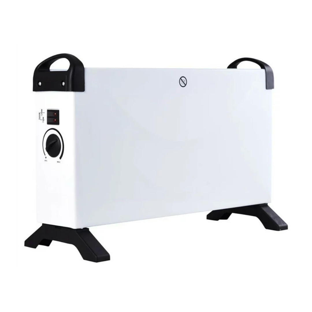 ELEKTROHEIZUNG 2000 W Weiß Konvektorheizung mit Thermostat und 3 Heizstufen - Weiß, Metall (20/34.5/52.5cm) - HOTSERIE