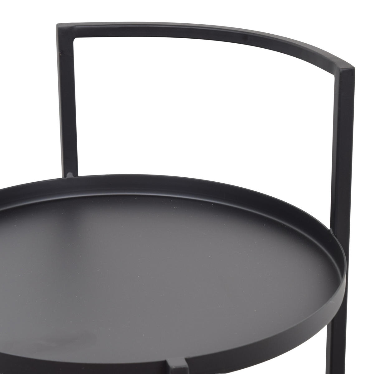KÜCHENWAGEN James Schwarz - Schwarz, Metall (42/86/39cm) - LOFT42
