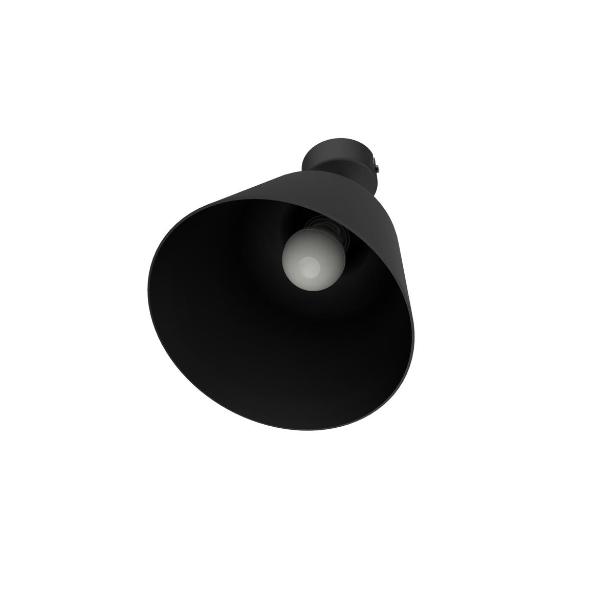 DECKENLEUCHTE - Schwarz, Metall (16/16/21cm) - Lumicom