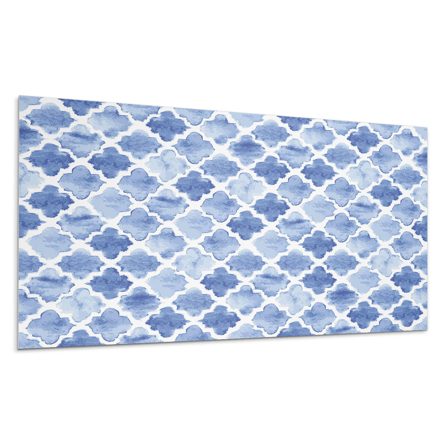 WANDPANEEL 10x 40x20 cm selbstklebend Zanthor - Blau, Kunststoff (40/1.6/20cm) - Wallfluent