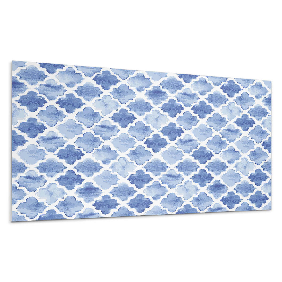 WANDPANEEL 10x 40x20 cm selbstklebend Zanthor - Blau, Kunststoff (40/1.6/20cm) - Wallfluent