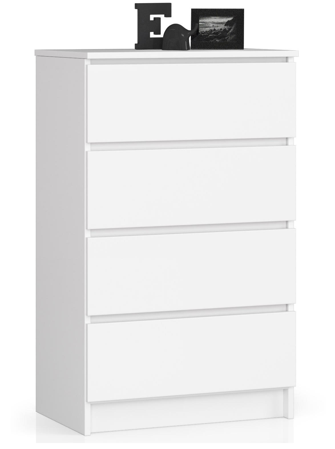 KOMMODE Weiß 60x40x99 cm - Weiß, Holzwerkstoff (60/99/40cm) - Akord