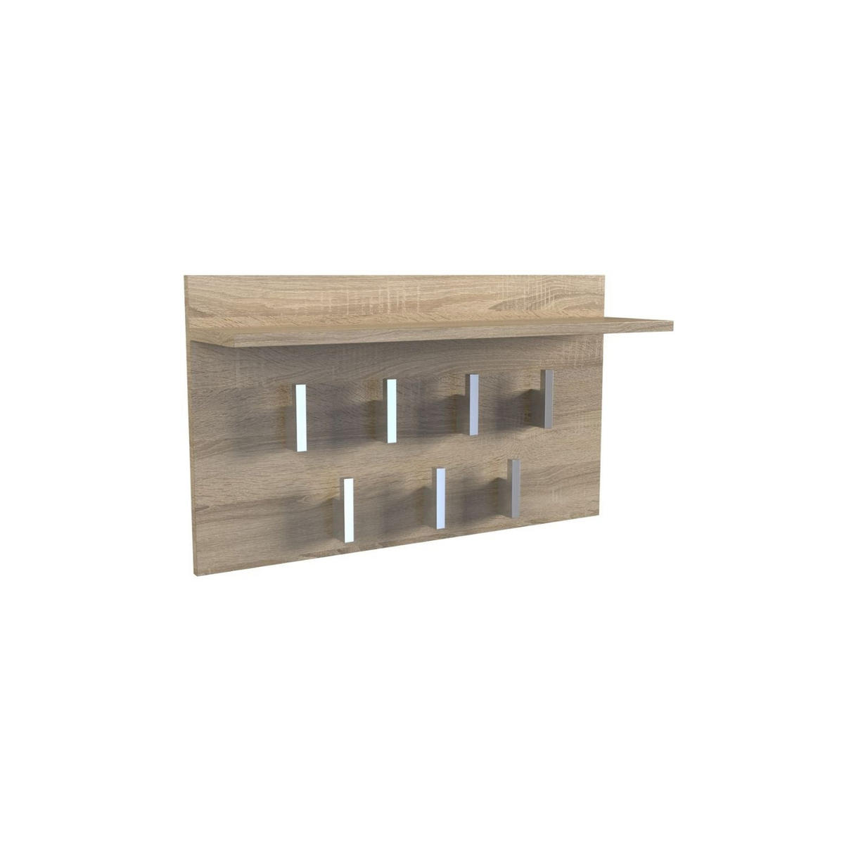 GARDEROBE Gina - Schwarz, Holzwerkstoff (70/40/20cm) - kommodly