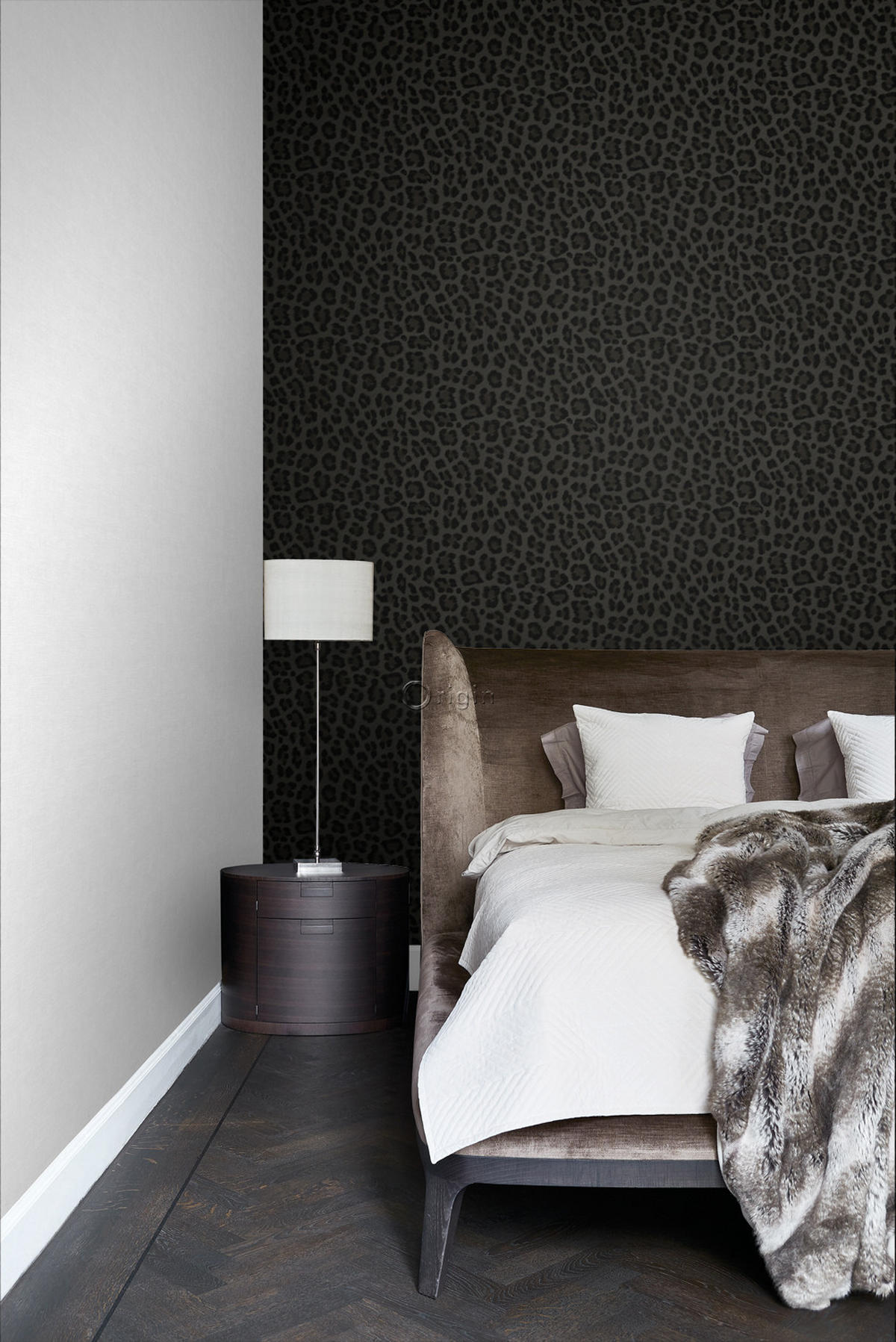 TAPETE Leopardenmuster 53 cm x 10.05 m - Braun, Papier (53/1000cm) - Origin Wallcoverings