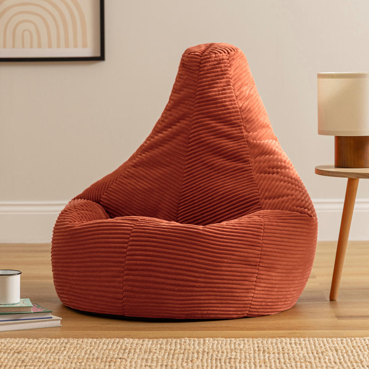 SITZSACK Dalton - Terracotta, Textil (82/76/82cm) - icon