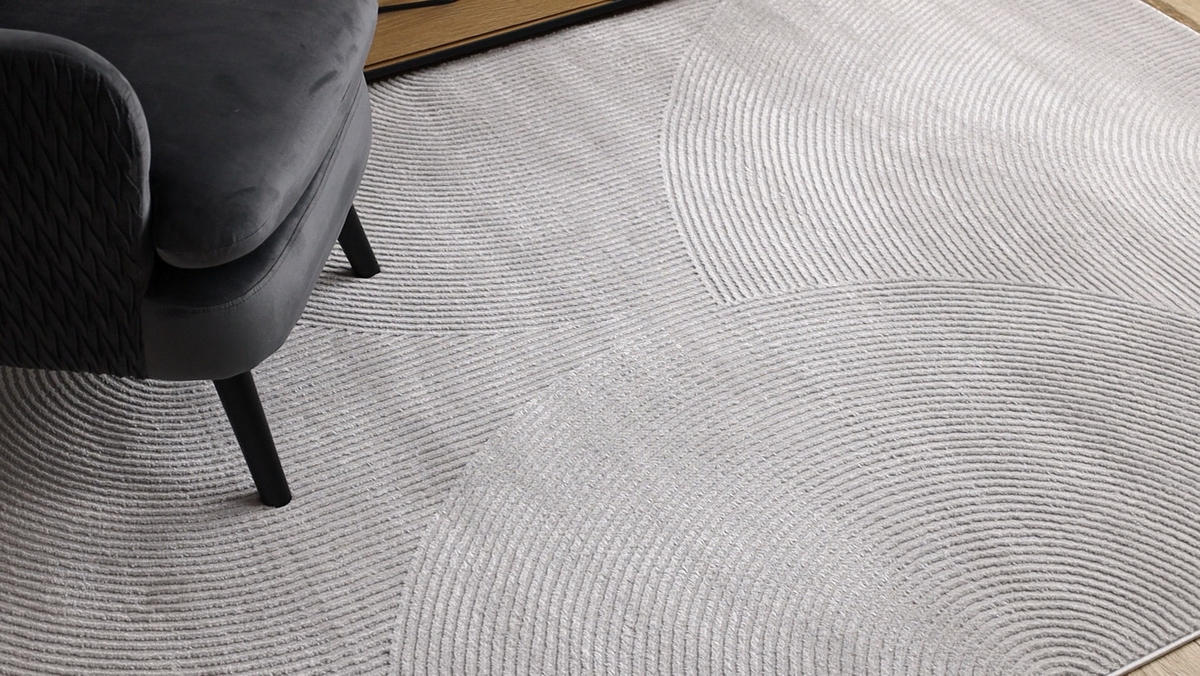 TEPPICH Balance 120/170 cm - Grau, Textil (120/170cm) - rugsX