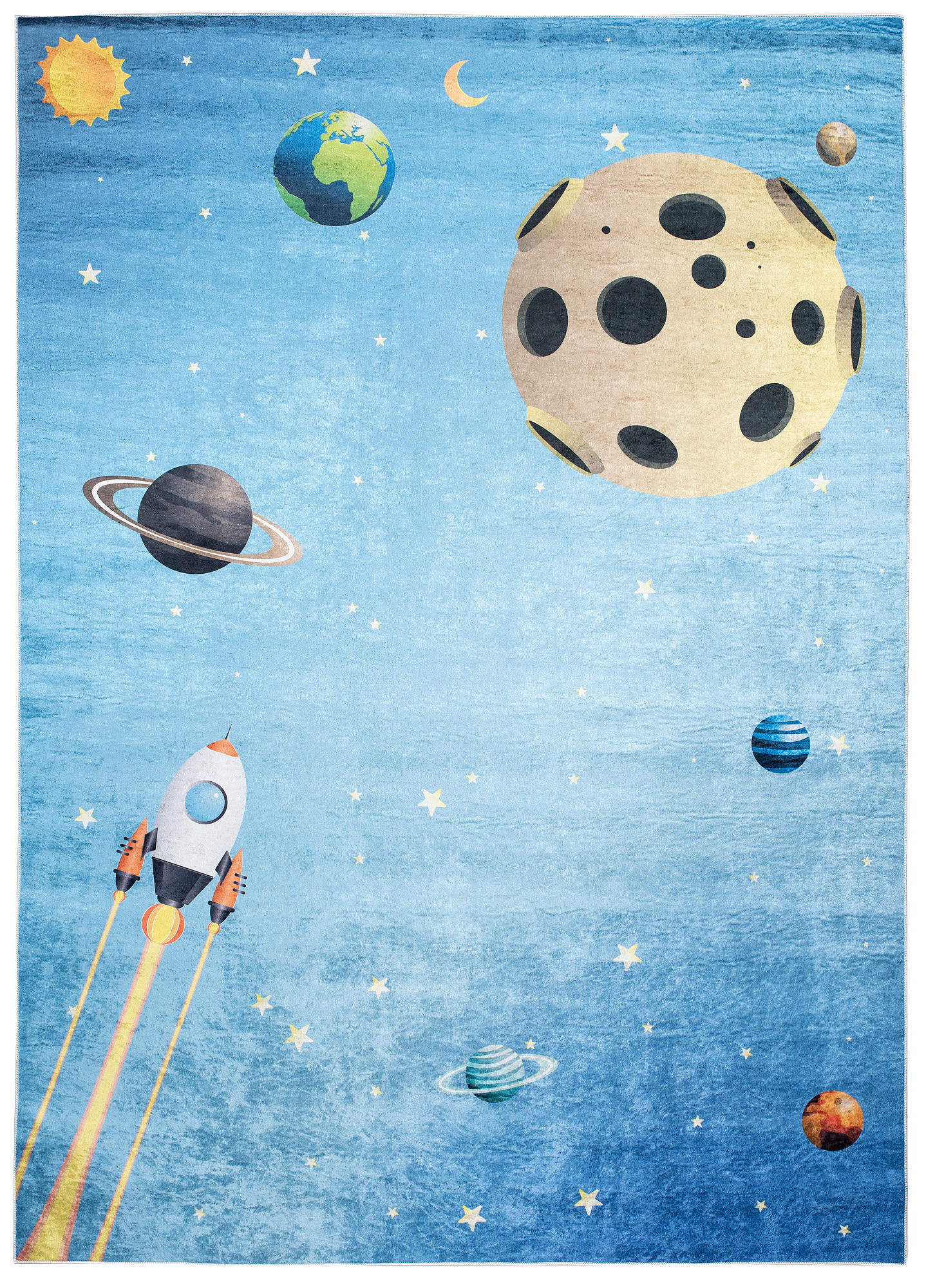 Tapiso Teppich Hellblau 160x230 cm