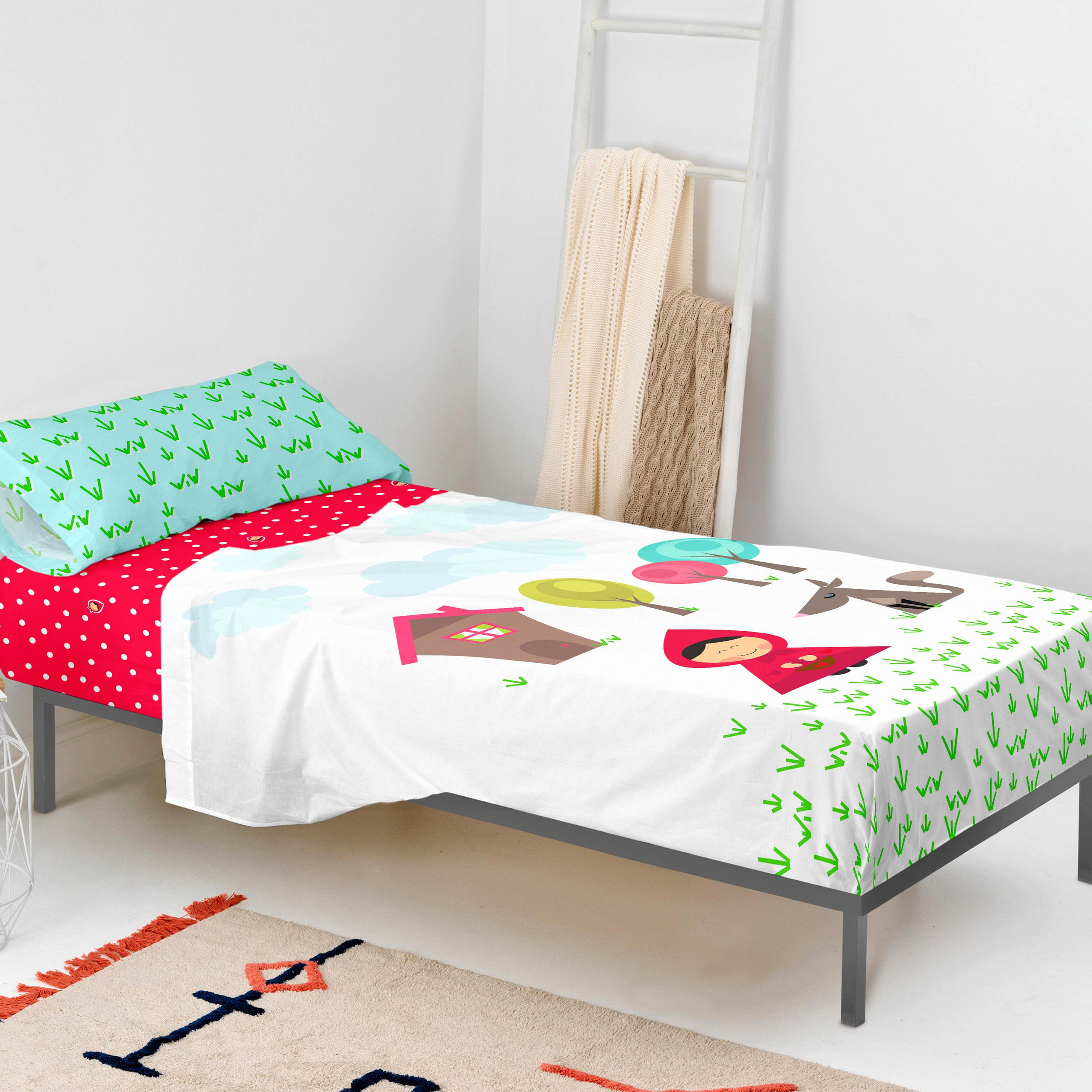 BETTWÄSCHE 2er-Set teiliges grandma 160x270 cm mehrfarbig - Multicolor, Textil (160/270cm) - Happy Friday