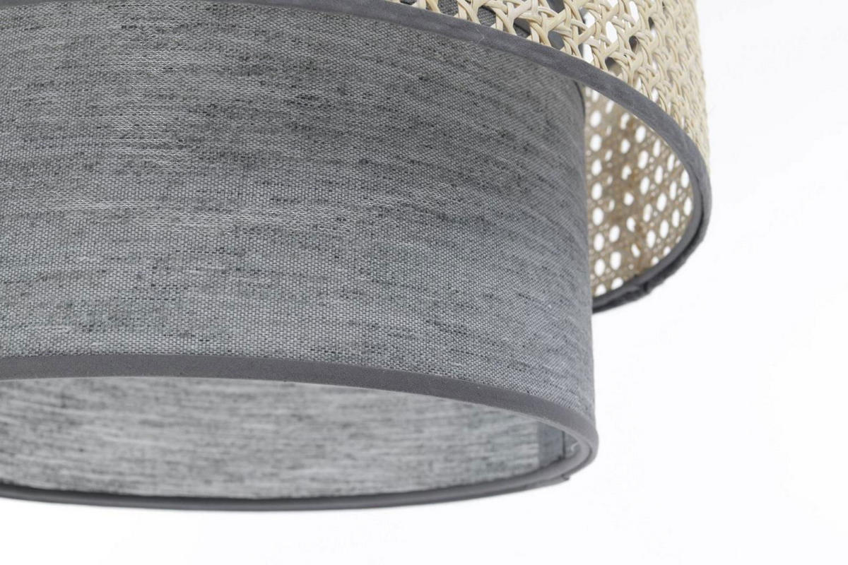 HÄNGELEUCHTE Grau 40/35 cm - Beige, Kunststoff (40/1/35cm) - ONZENO