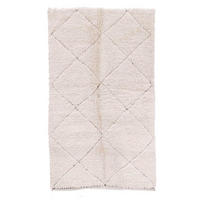 BERBERTEPPICH aus reiner Wolle 153x 248 cm - Beige, Naturmaterialien (153/248cm) - AFK Living