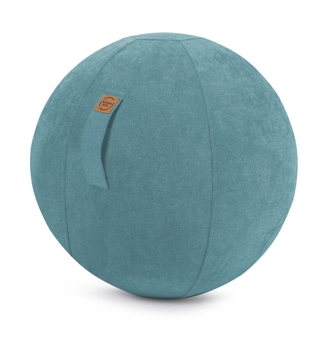 SITZBALL ALFA - Petrol, Textil (65/65/65cm) - Magma Heimtexx