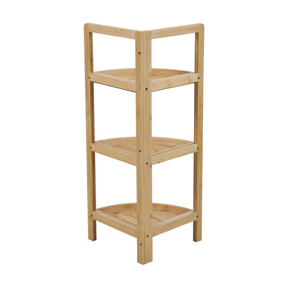 ECKREGAL Kulma Bambus - Braun, Holz (26/70/26cm) - SVITA