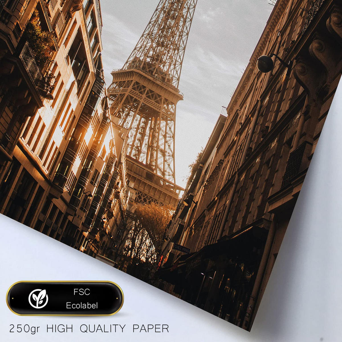 POSTER Set Mit 6 Vintage Paris A3 & A4 Rahmenlos - Klar, Papier (29/3cm) - Nacnic